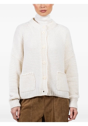 Iris Von Arnim Marjorie button patch-pocket cardigan - Neutrals