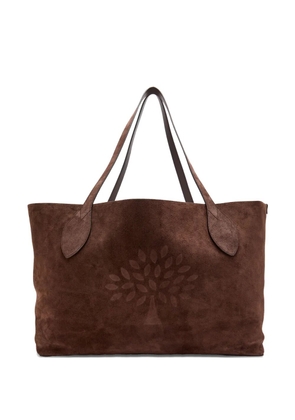 Mulberry tree motif tote bag - Brown