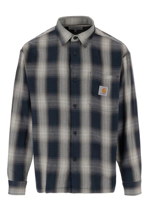 Carhartt WIP button checked shirt - Blue
