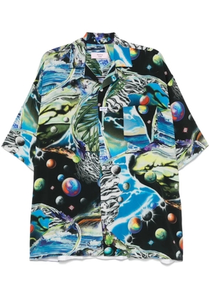 Martine Rose Hawaiian shirt - Blue