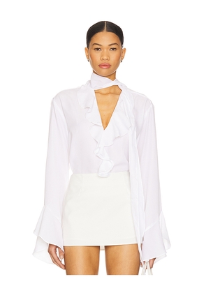 MORE TO COME Kaleigh Top in White. Size XS. Also in S, M.