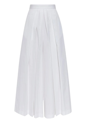 Fabiana Filippi pleat-detailing trousers - White