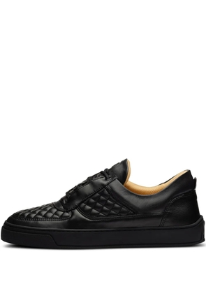 Leandro Lopes Faisca quilted-pattern sneakers - Black