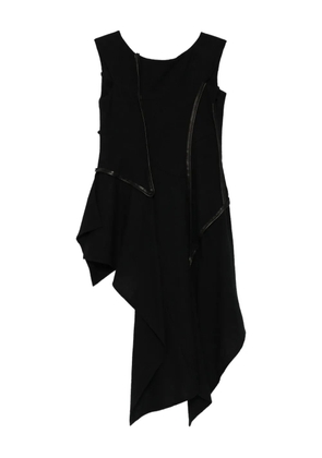 Yohji Yamamoto wool dress - Black