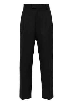 Drôle De Monsieur logo-embroidered trousers - Black