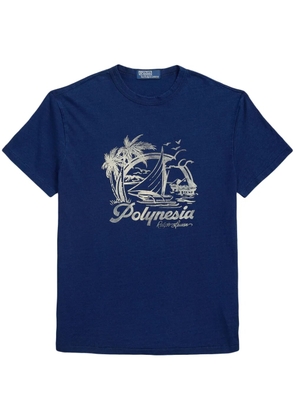 Polo Ralph Lauren graphic-print T-shirt - Blue