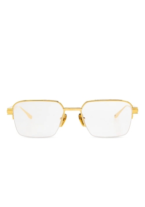 Balmain Eyewear rectangle-frame glasses - Gold