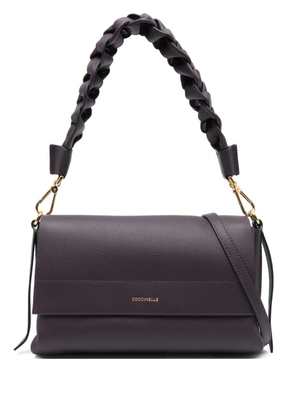 Coccinelle Boheme leather shoulder bag - Purple