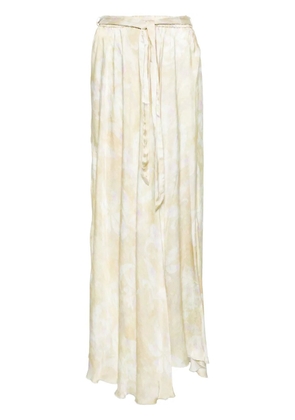 Forte Forte floral-print maxi skirt - Neutrals