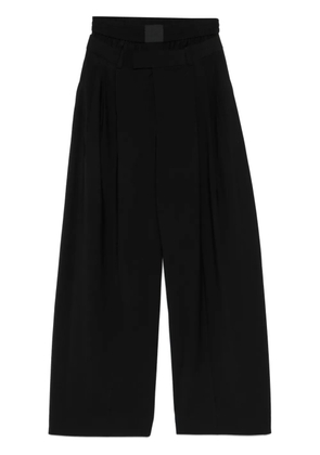 Alexander Wang boxer-detailed wide-leg trousers - Black