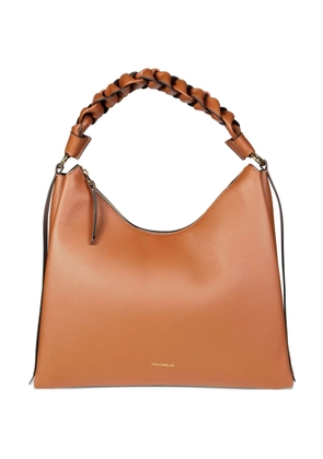 Coccinelle medium Boheme braided-handle shoulder bag - Brown