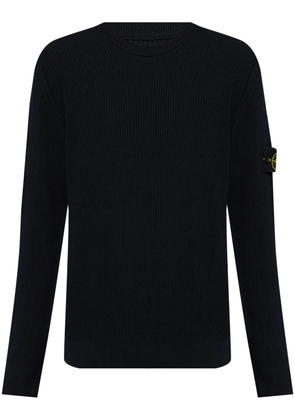 Stone Island Compass-motif wool jumper - Blue