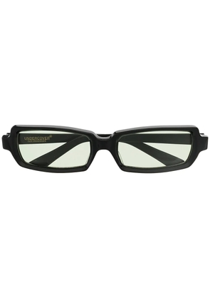 Undercover rectangle-frame tinted sunglasses - Black