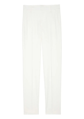 Zadig&Voltaire Prune tapered crepe trousers - White