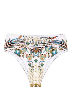 Camilla high waist pant - White