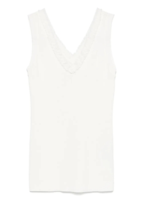 P.A.R.O.S.H. bead-embellished tank top - White