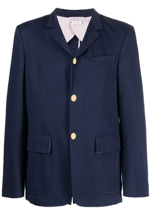 Thom Browne RWB-stripe tailored blazer - Blue