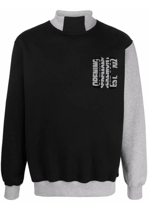 Opening Ceremony logo-print colour-block sweatshirt - Black