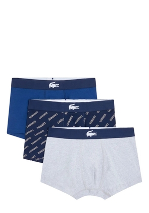 Lacoste logo-waistband boxers (pack of three) - Blue