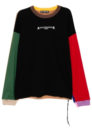 Mastermind World logo-print T-shirt - Black