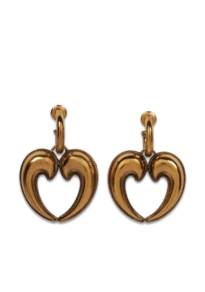 ETRO Heart drop earrings - Gold