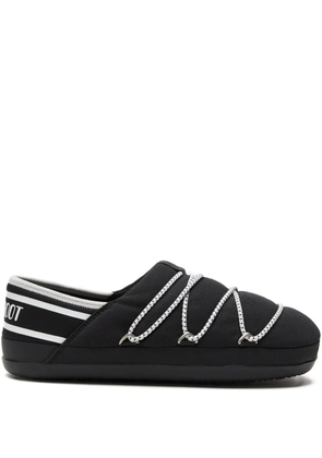 Moon Boot embellished slippers - Black