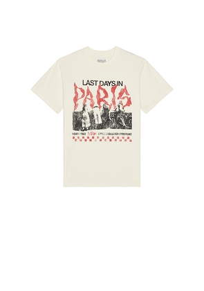 Midnight Rodeo Last Days in Paris T-Shirt in Cream. Size M. Also in L.