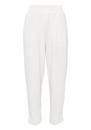 Varley mélange-effect tapered trousers - Grey