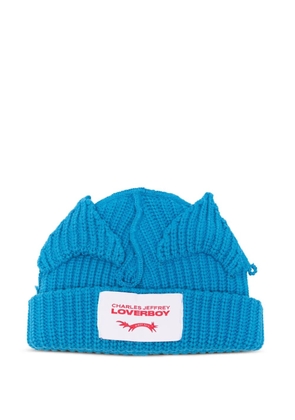 Charles Jeffrey Loverboy pop up-ears beanie - Blue