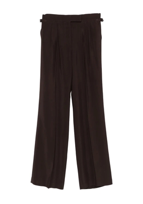TOM FORD pleated side-adjusters trousers - Brown