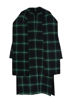 ALICIA AUDREY Camilla checked wool coat - Blue