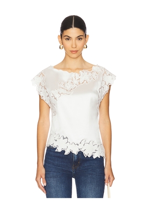 Lovers and Friends Begonia Top in Ivory. Size S. Also in M.