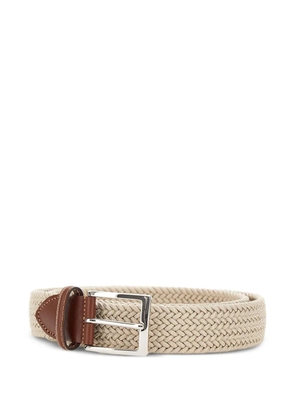 ATHISON woven pin-buckle belt - Neutrals