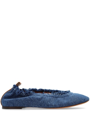 Lanvin denim ballerina shoes - Blue