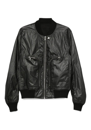 Rick Owens zip-fastening bomber jacket - Black