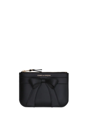 Comme Des Garçons Wallet Big Bow purse - Black