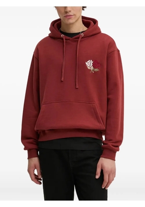 Les Deux flower-embroidered hoodie