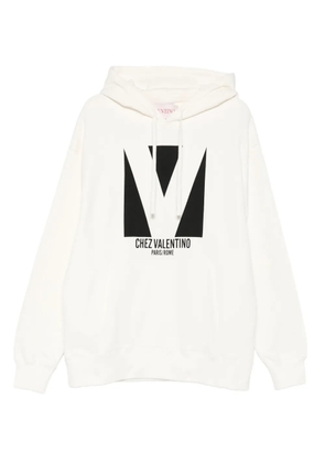 Valentino Garavani Chez-patch hoodie - White