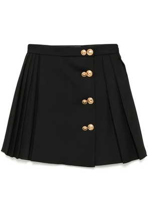 Dice Kayek wrapped pleated skirt - Black