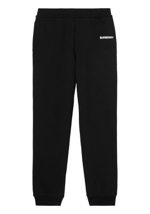 Burberry logo-print track pants - Black