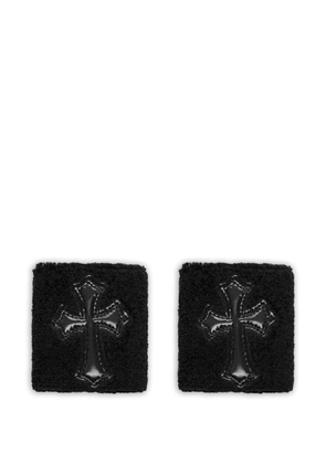 Chrome Hearts cross sweatband set - Black