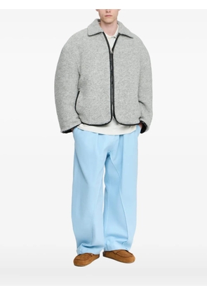 JW Anderson zip-front fleece jacket - Green