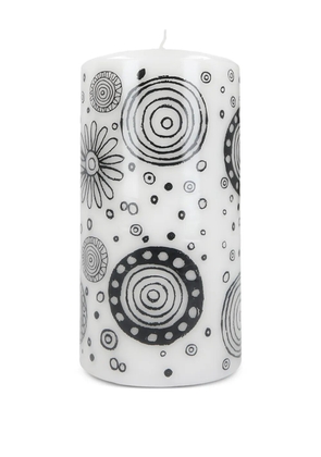 10 CORSO COMO circle-print candle (10 cm) - White