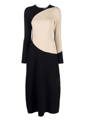 Tory Burch colour-block midi dress - Black