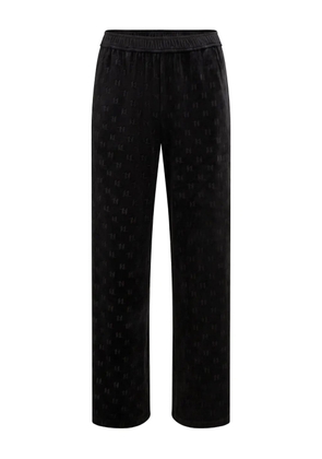 Karl Lagerfeld monogram-pattern track pants - Black