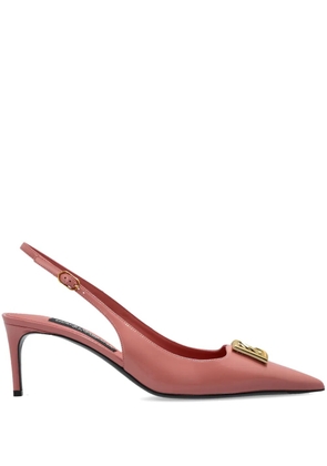 Dolce & Gabbana 75mm Lollo slingback pumps - Pink