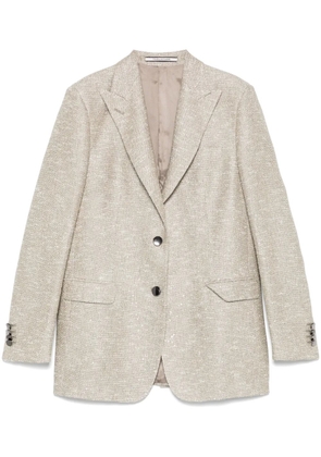 Tagliatore sequin-embellished blazer - Neutrals