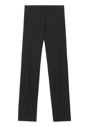 Burberry slim-fit wool tailored trousers - Black
