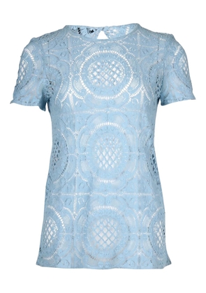Burberry Pre-Owned lace blouse - Blue