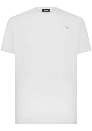DSQUARED2 logo-plaque crew-neck T-shirt - White